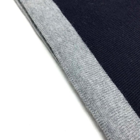 LOUIS VUITTON MP2236 Echarpe Gravity Scarf Navy/Gray Wool - Picture 4 of 9